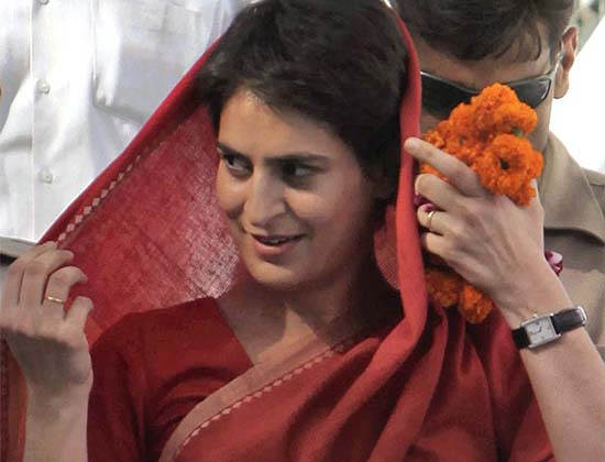 Priyanka Gandhi on stock-taking mission in Rae Bareilly