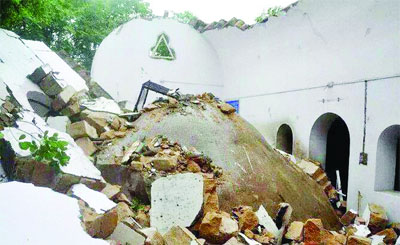 Heritage building caves in but Ashoka's edicts as steady as rock