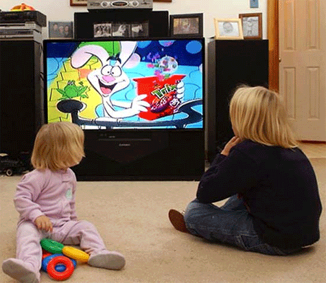 Watching cartoons can make kids fat