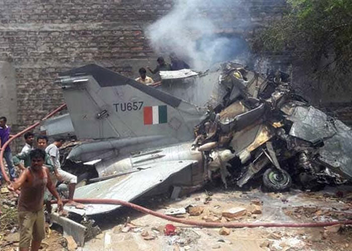 IAF's MiG-27 fighter jet crashes in Jodhpur