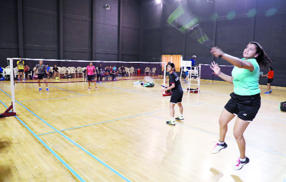 Badminton tournament