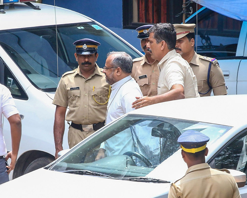 Bishop Franco Mulakkal's bail plea rejected, sent to 2-day police custody
