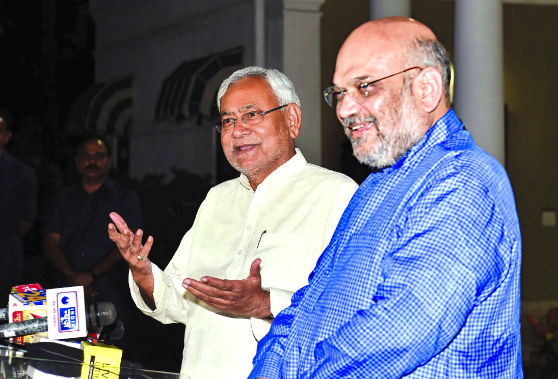 BJP, JD(U) concur on 50-50 formula  for LS polls in Bihar