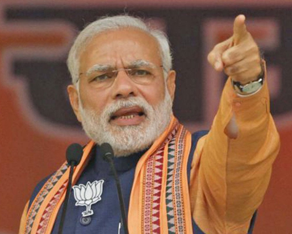 Cong supports urban Maoists, says Modi