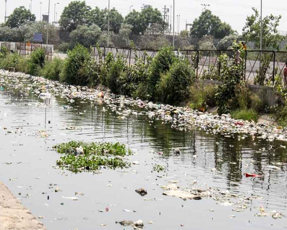 Delhi govt gets notice over waste burning at Shahdara drain