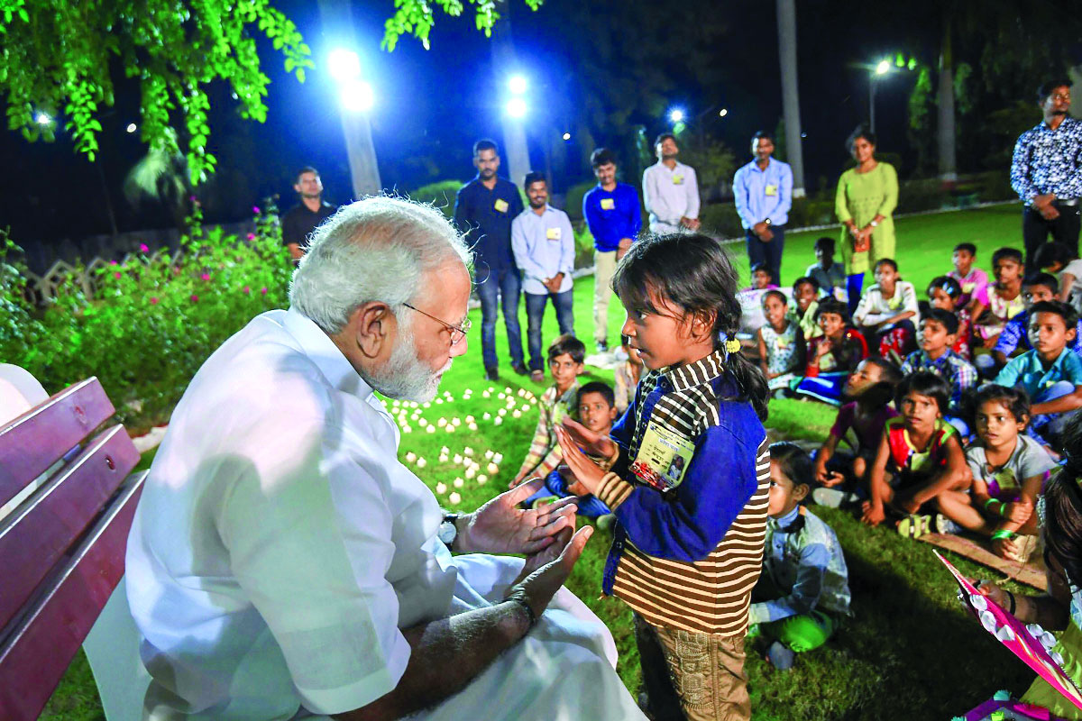 Don’t be afraid to ask questions: Modi’s pep talk to school kids