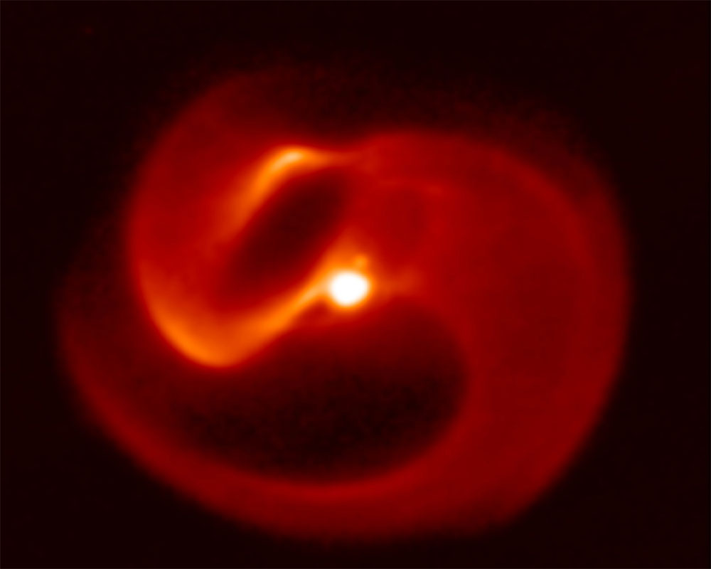 Doomed star on brink of rare gamma-ray burst discovered