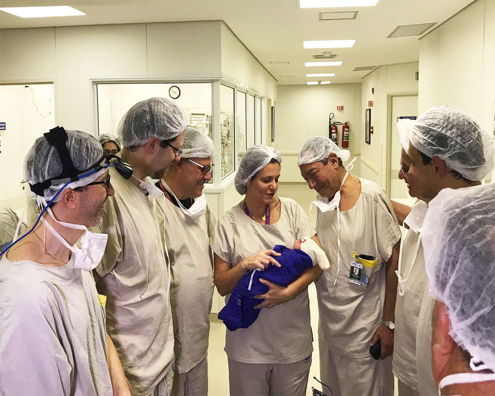 First baby born via uterus transplanted from dead donor