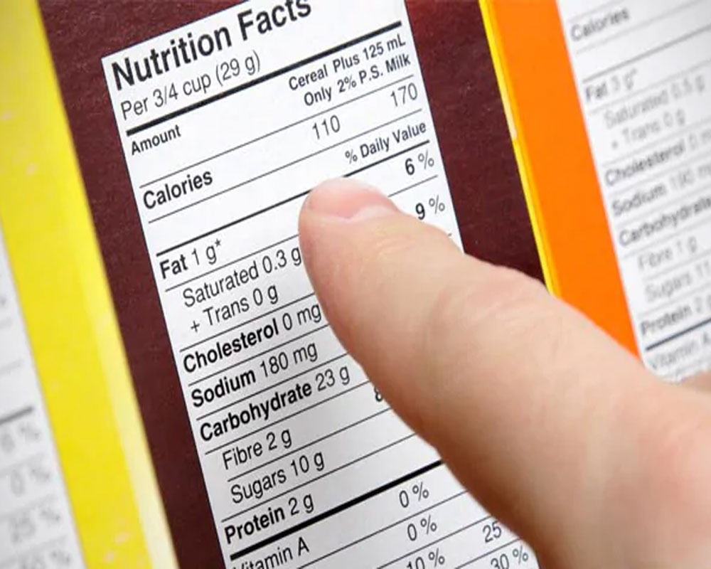 Food labels promote healthier choices: Study