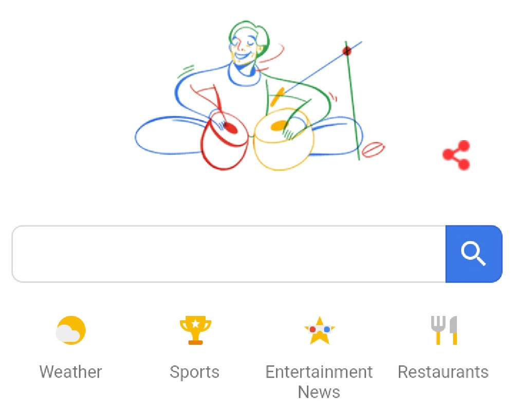 Google celebrates tabla maestro Lachhu Maharaj