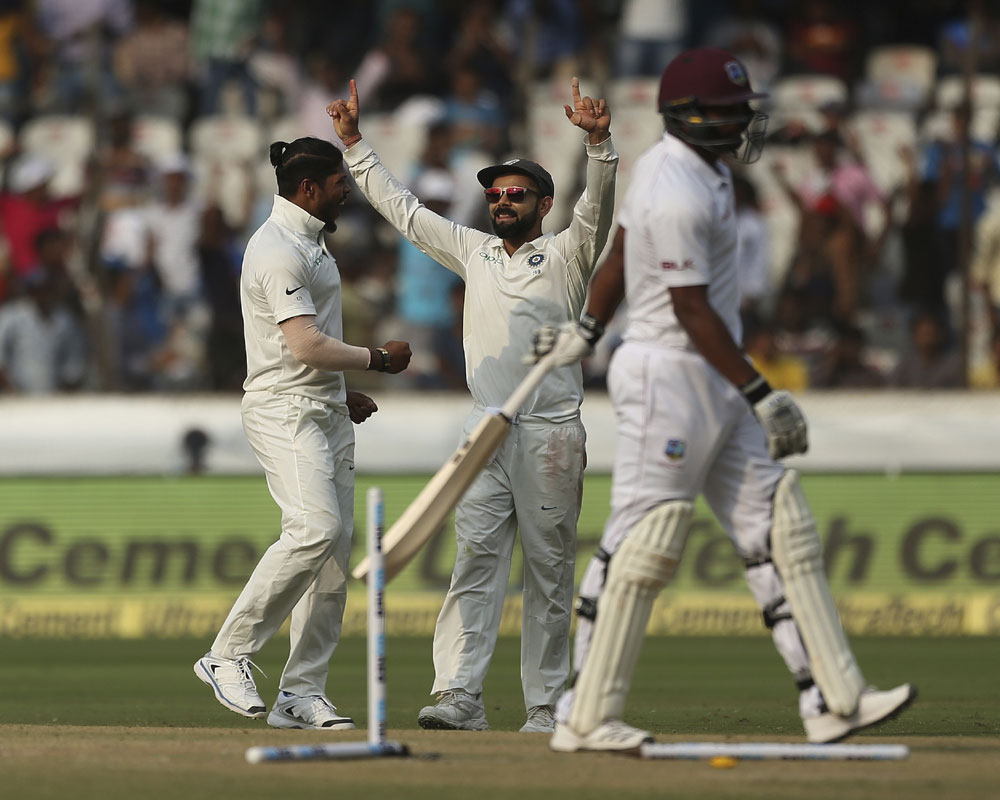 India complete Windies rout as Umesh takes maiden 10-wicket haul