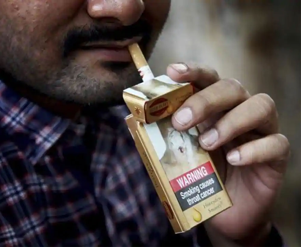 India ranked 5th in pictorial warnings on cigarette packets