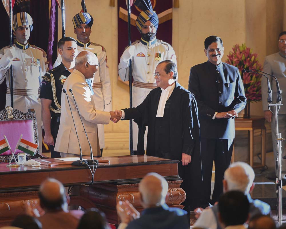 Justice Ranjan Gogoi sworn in as Chief Justice of India