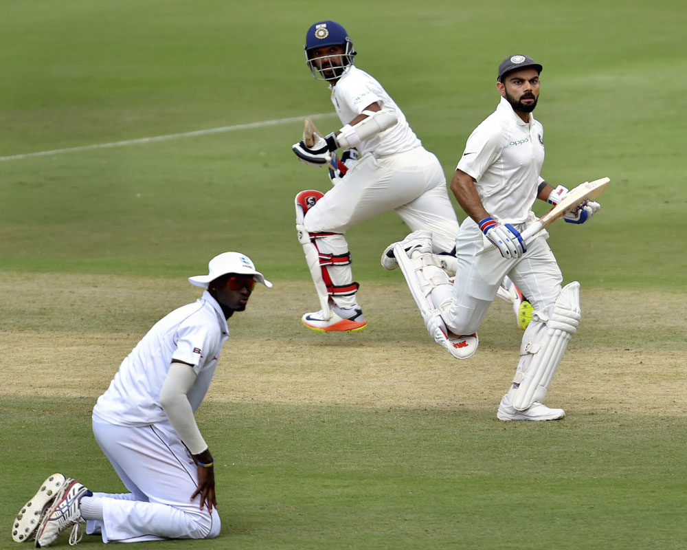 Kohli, Shaw depart as India reach 173 for 4 at tea