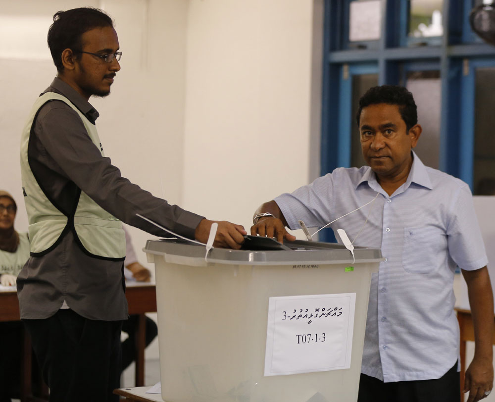 Maldives strongman eyes new term in controversial poll