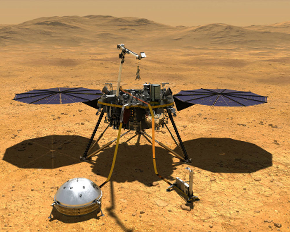 NASA's Mars InSight lander flexes its robotic arm