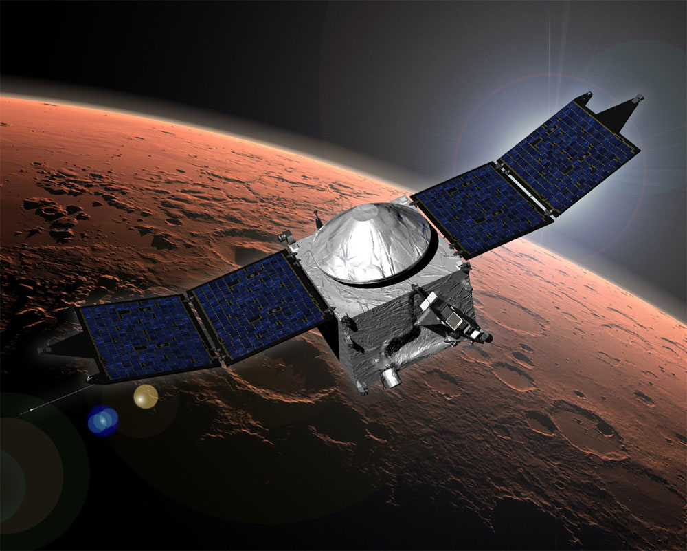 NASA's MAVEN marks 4 years in Mars orbit with selfie