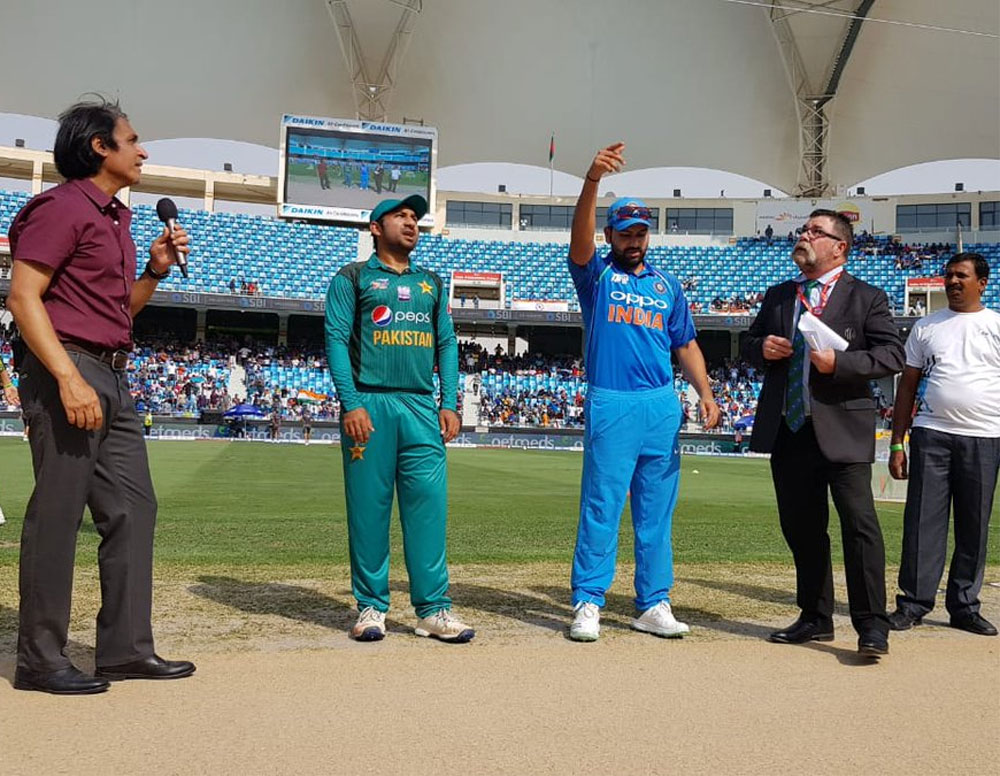 Pakistan opt to bat against India