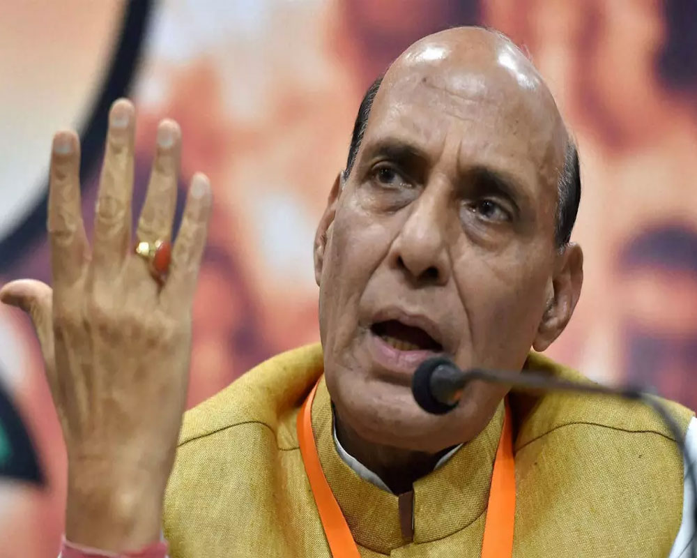 Rajnath leaves for J&K to inaugurate 'smart' border fence