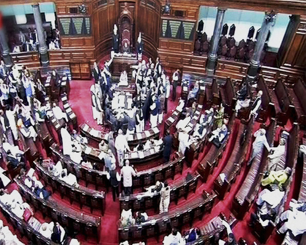 Rajya Sabha adjourned for the day after uproar over Rafale