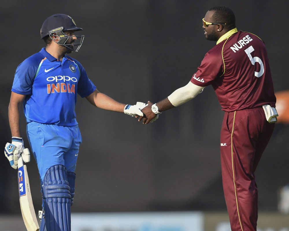 Rohit, Rayudu propel India to mammoth 377/5 in fourth ODI