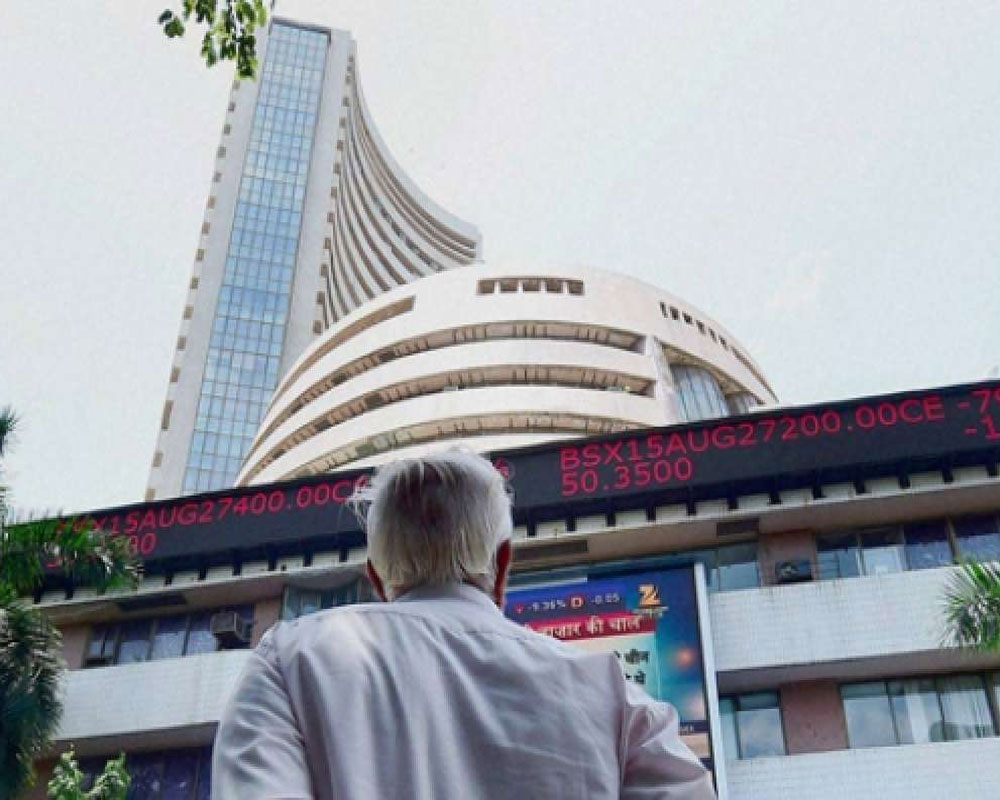 Sensex cracks 350 pts on profit-booking, weak global cues