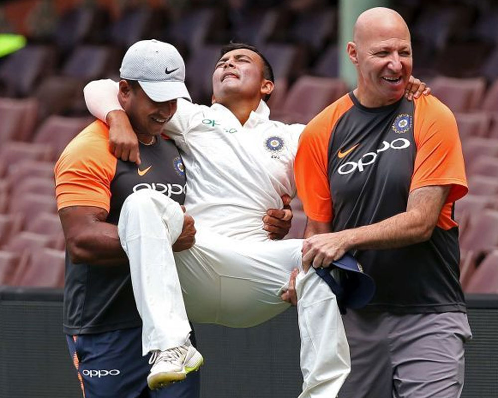 Shaw ruled out of entire Test series against Australia, Agarwal replaces him in squad