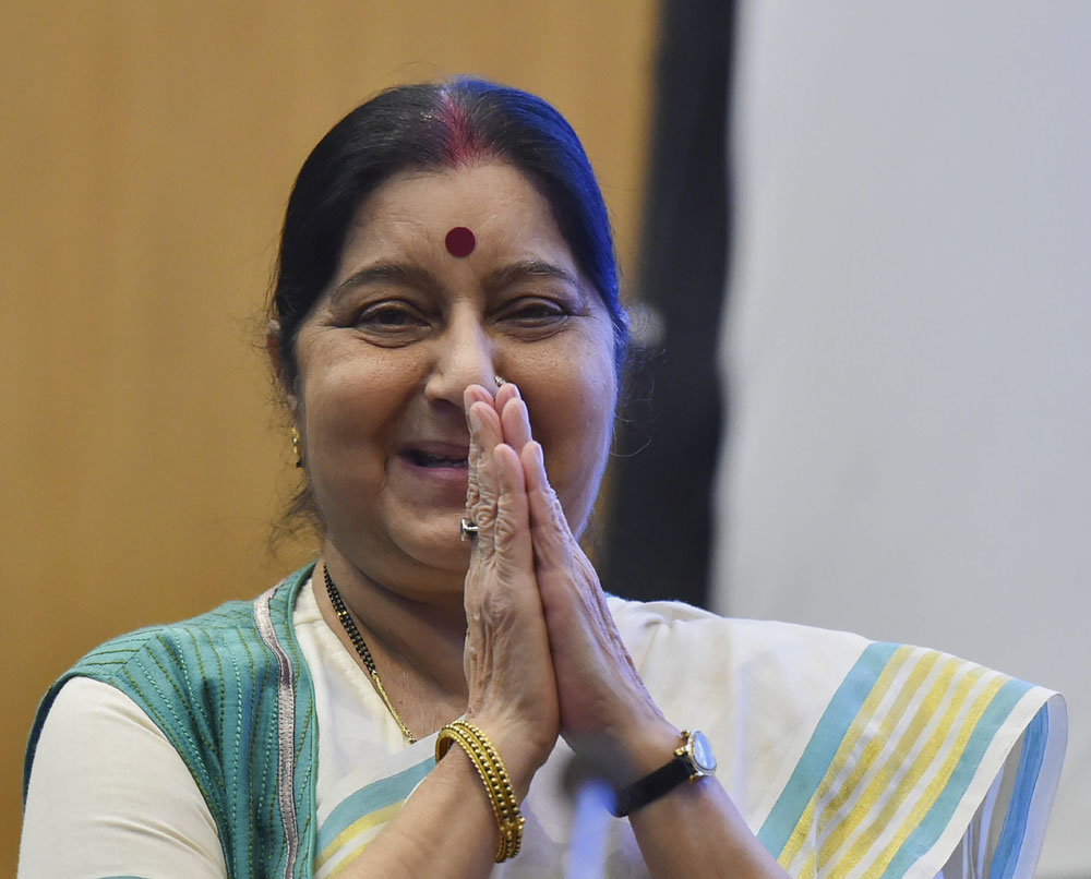 Sushma Swaraj arrives in Moscow to co-chair key bilateral meeting