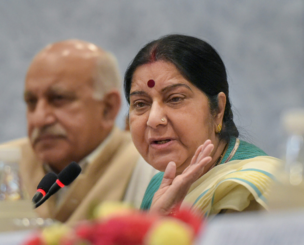Swaraj to meet Pak counterpart on UNGA sidelines: MEA