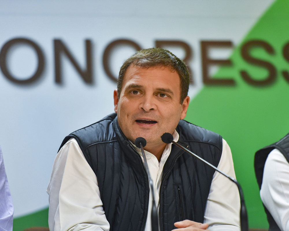 Taking inputs from party workers on CM candidates: Rahul Gandhi