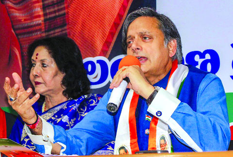 Tharoor’s Ram Temple barb puts Cong in a fix