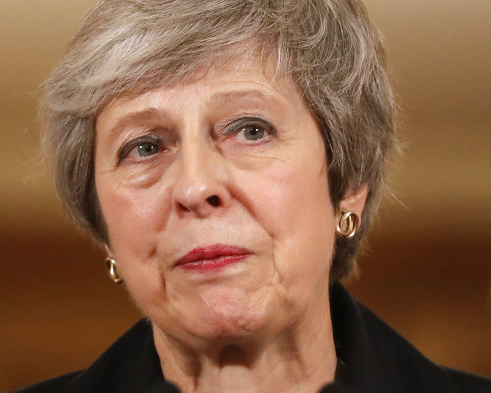 UK leader warns ousting her won't make Brexit talks easier