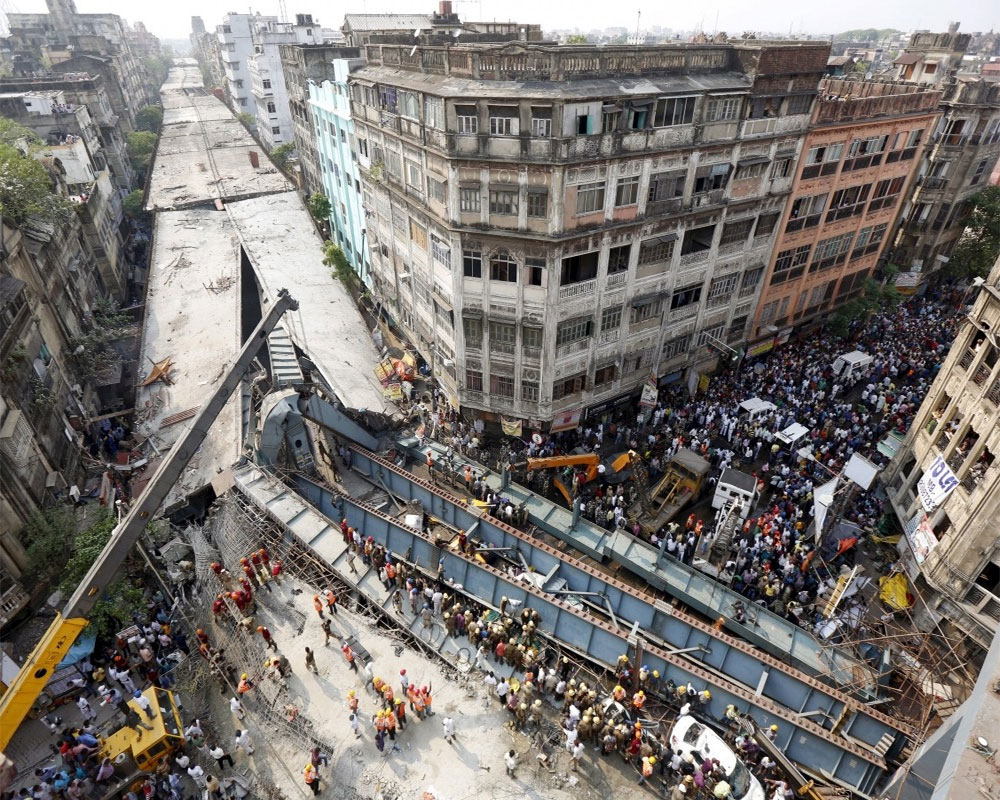 Under-construction bridge collapses in West Bengal