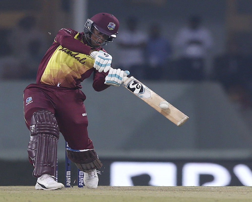 West Indies post 181-3 against India in 3rd T20I