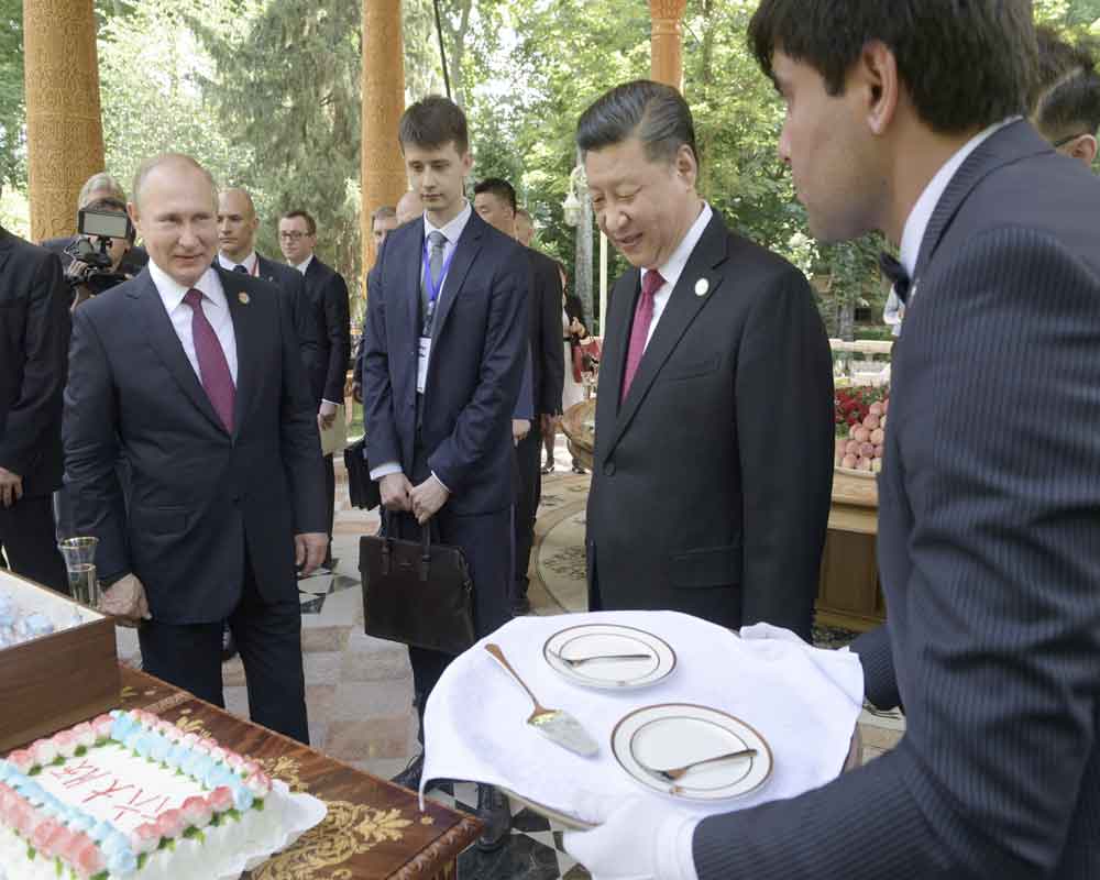 'Good gifts': Putin presents Xi with birthday ice cream