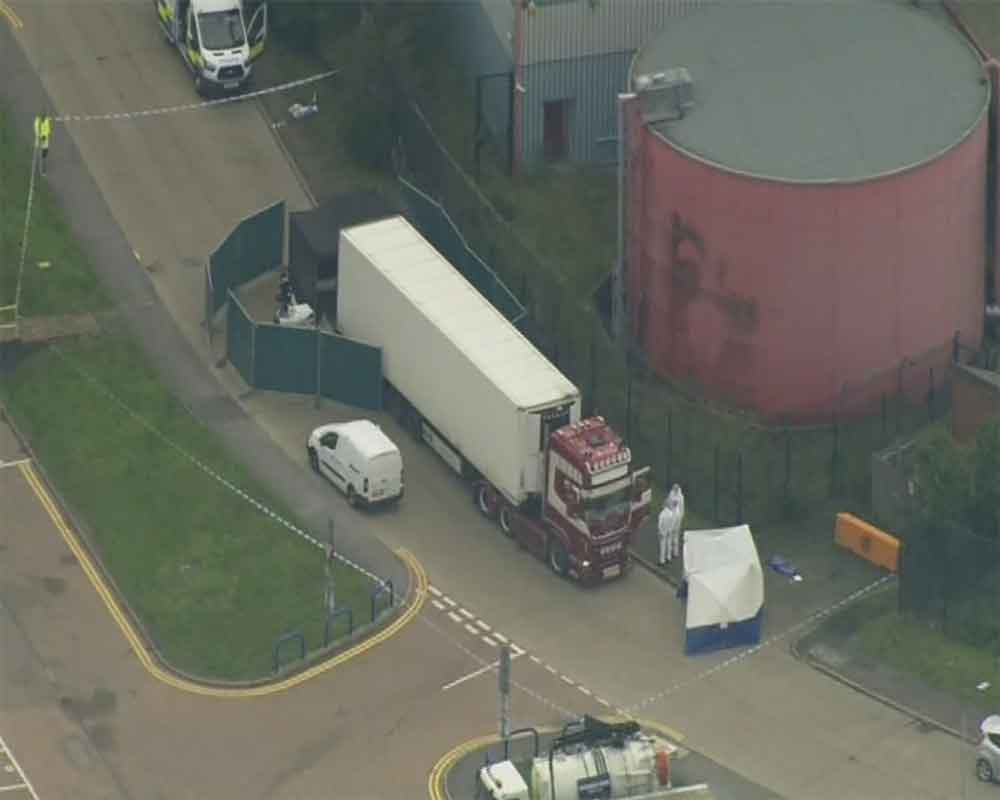 39 dead bodies found in truck container: UK police