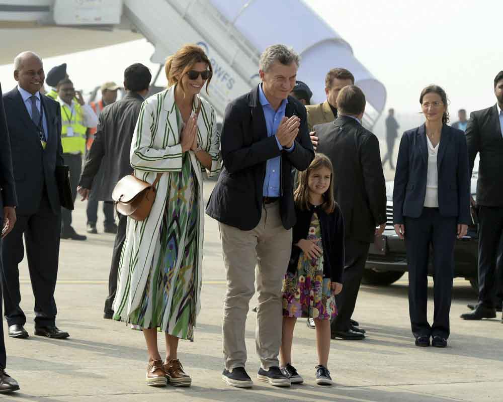 Argentina President arrives in India on 3-day visit