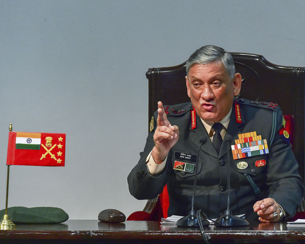 Army will not hesitate to take strong action against terror activities along Pak border: Gen Rawat
