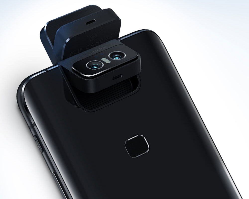 Asus launches smartphone with flip camera