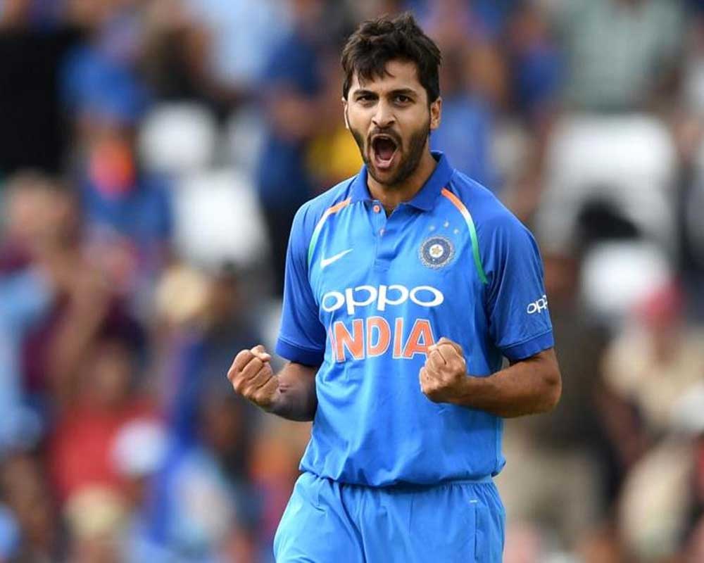 BCCI confirms Shardul Thakur as Bhuvneshwar's replacement for West Indies ODIs