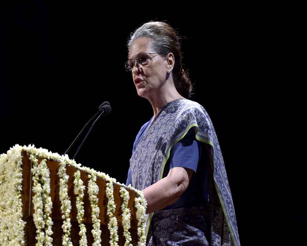 Challenges facing Cong formidable, ideological fight against divisive forces must go on: Sonia