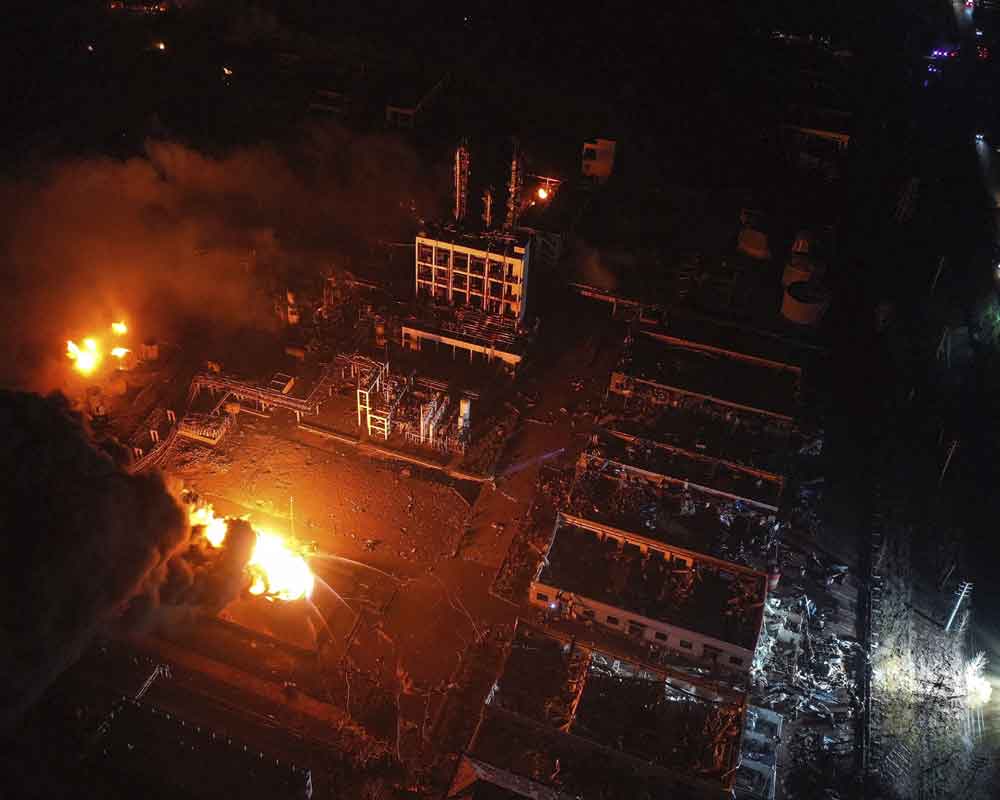 China chemical plant blast death toll reaches 47; Xi for all-out efforts to rescue victims