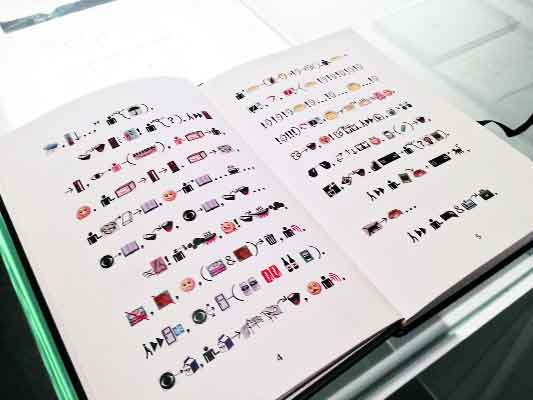 Chinese artist writes book using only emoticons