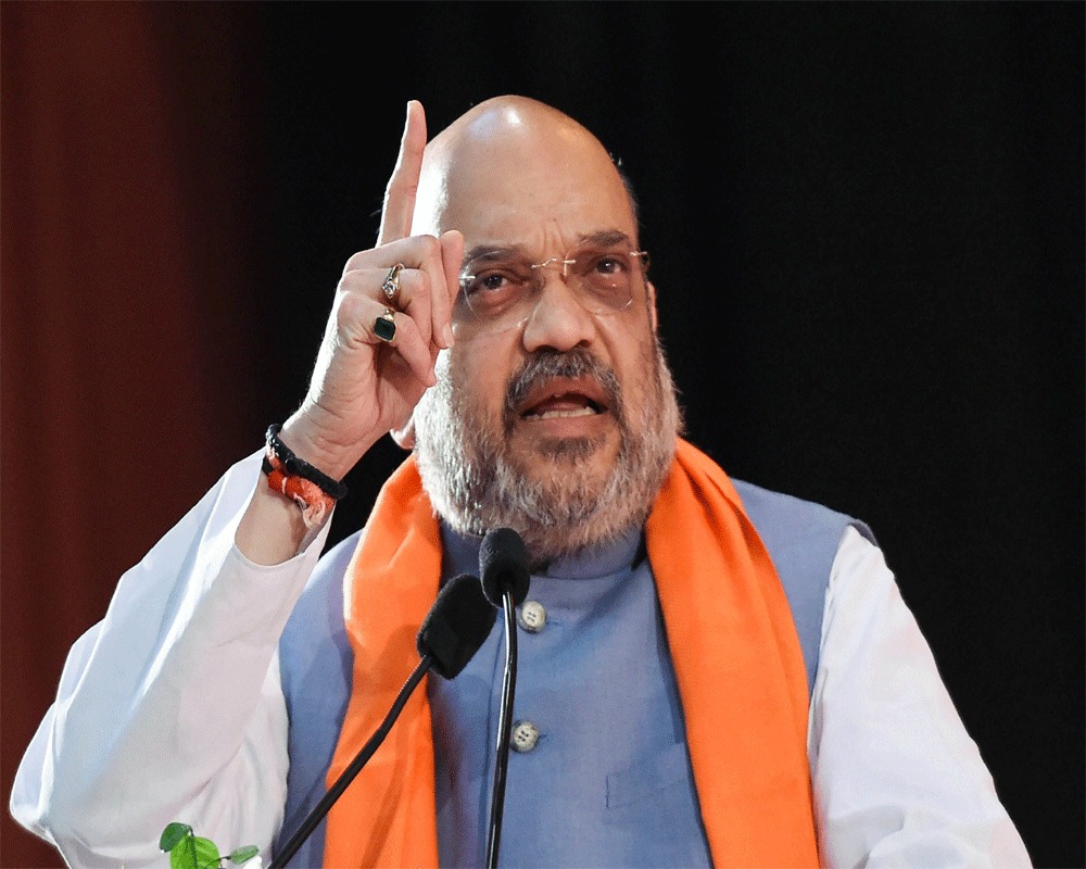 Cong trying to defame Hindus by giving them terror tag: Shah