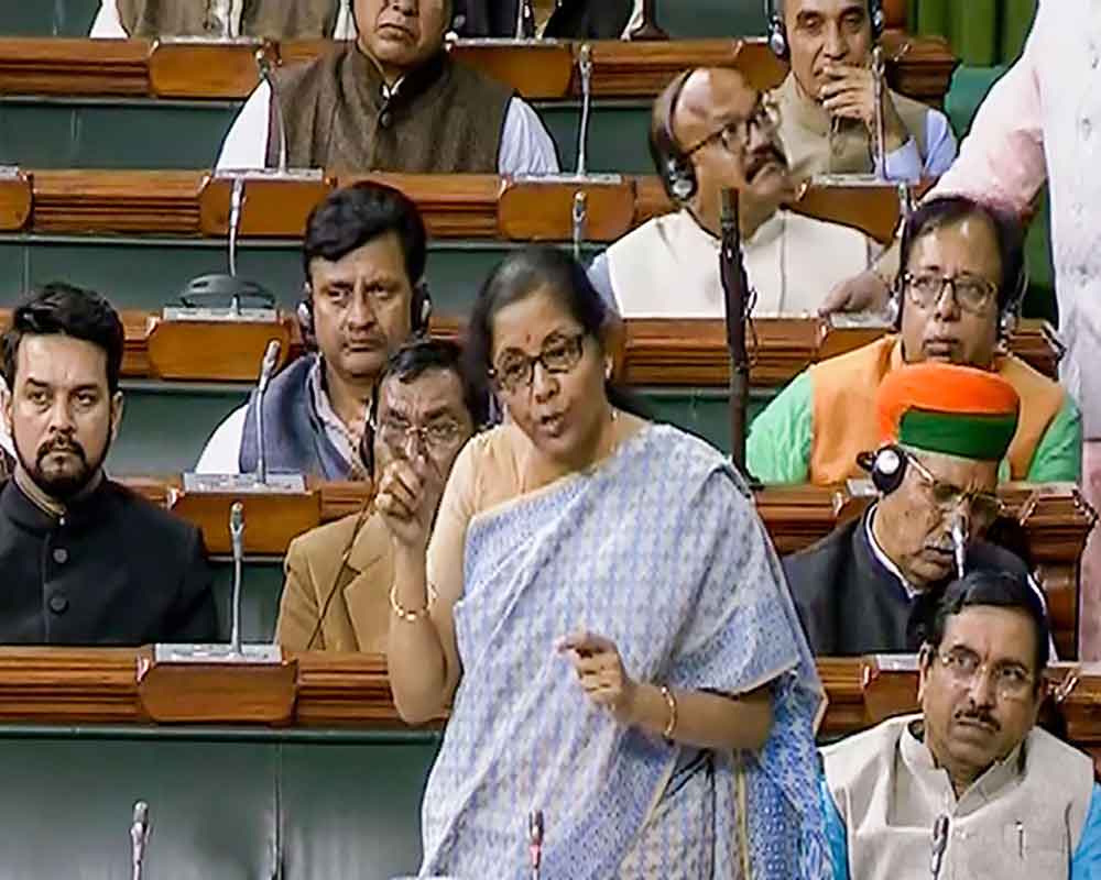 Congress's Chowdhury calls Nirmala 'Nirbala', BJP protests