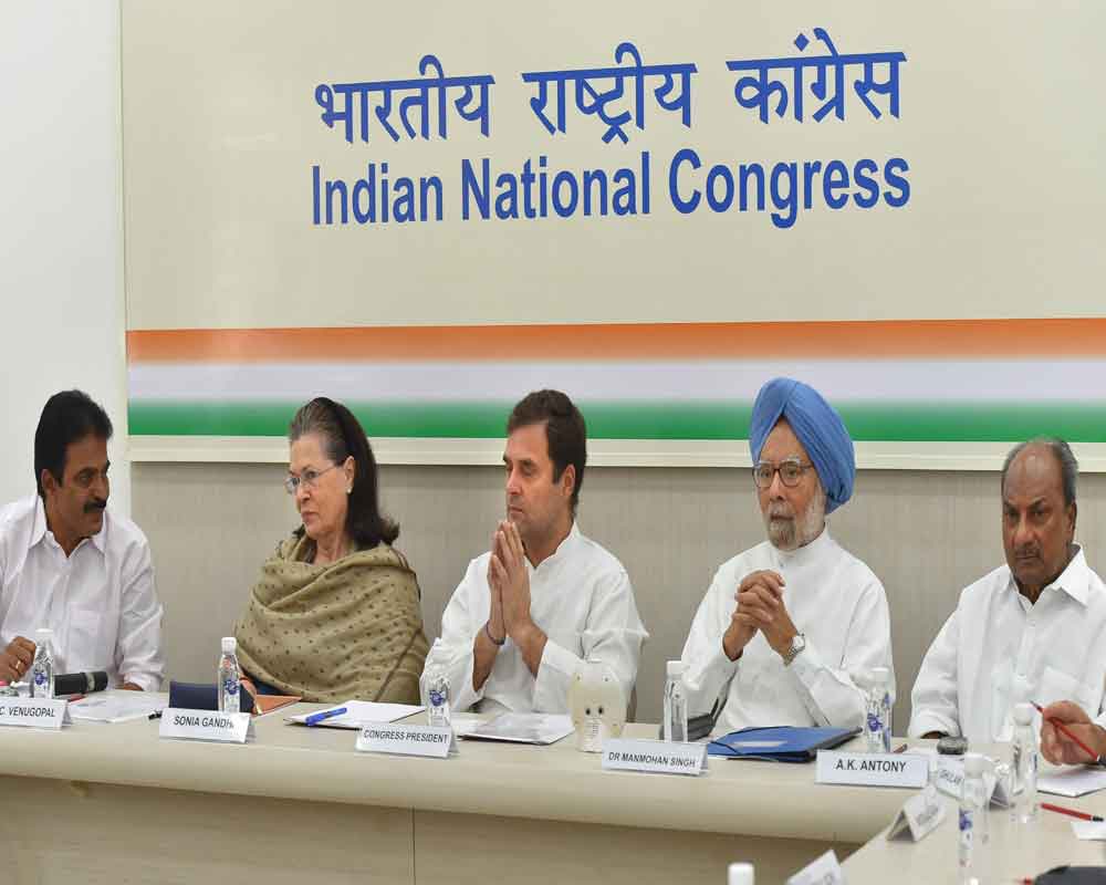 CWC unanimously rejects Rahul's offer to step down as Cong president after poll debacle