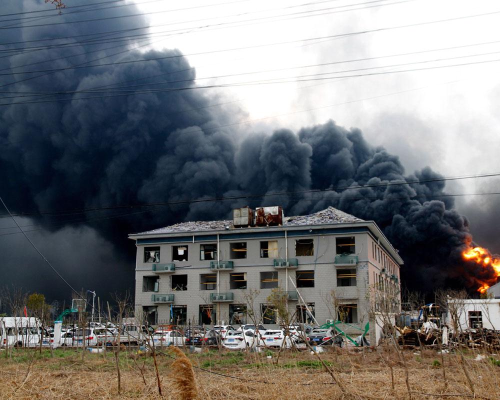 Death toll climbs to 64 in one of China's worst industrial blasts in recent years