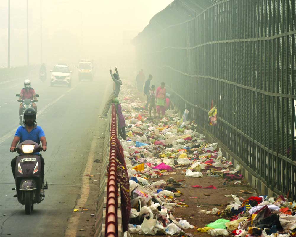 Delhi pollution 3-yr high