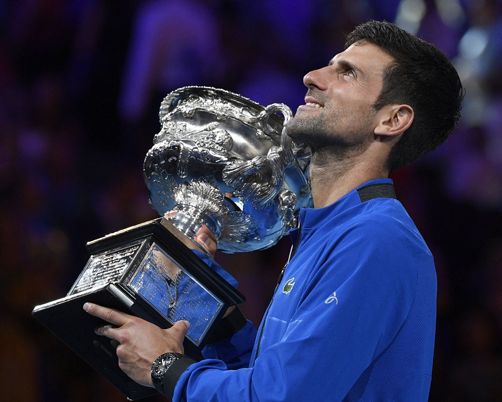 Dominant Djokovic wins magnificent seventh Australian Open