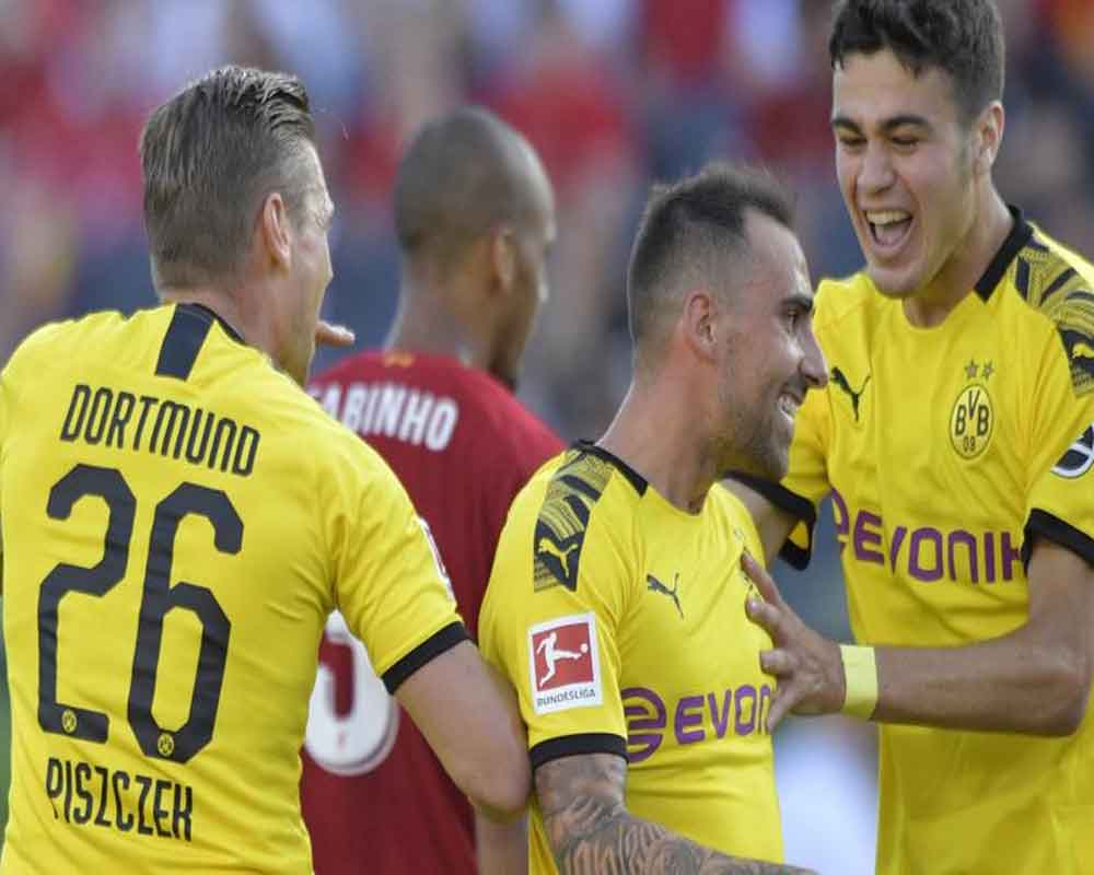 Dortmund sink Liverpool in US tour opener
